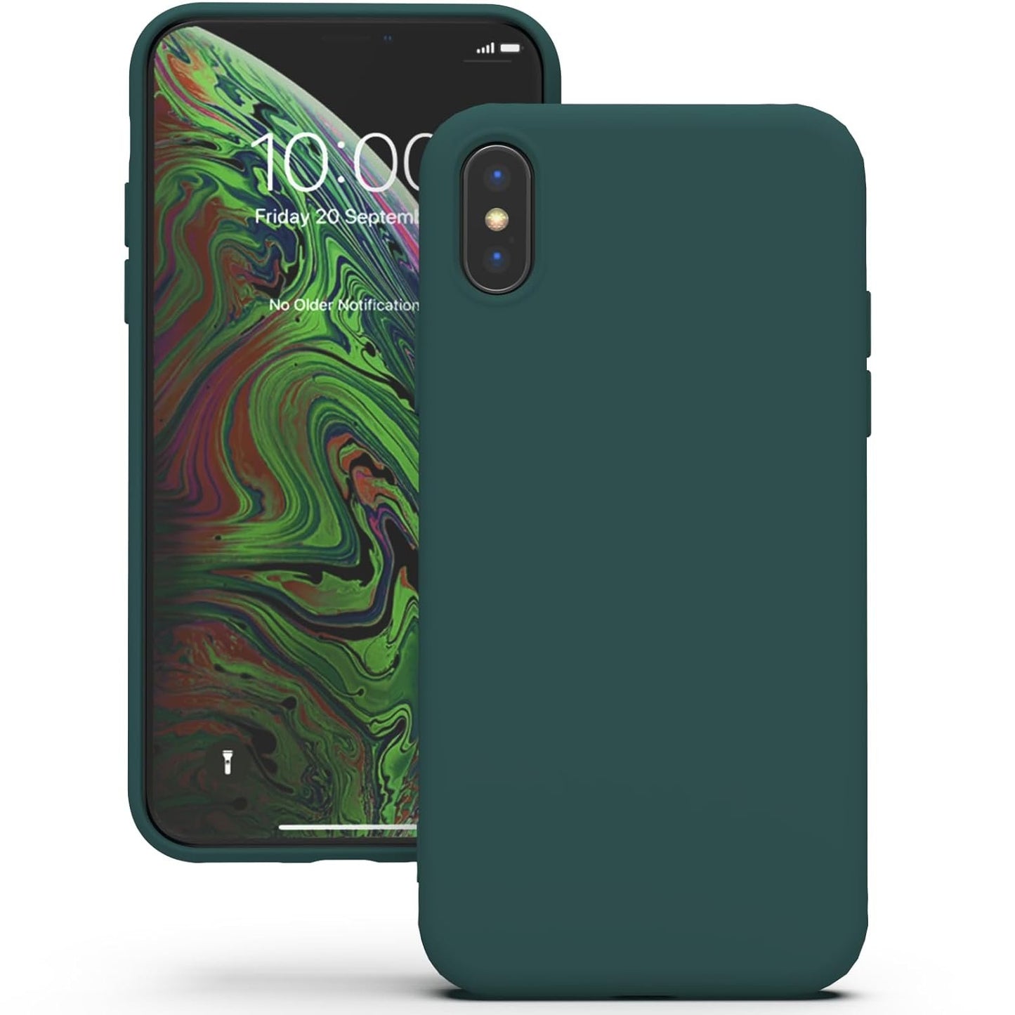 iPhone X Silicone Case Green