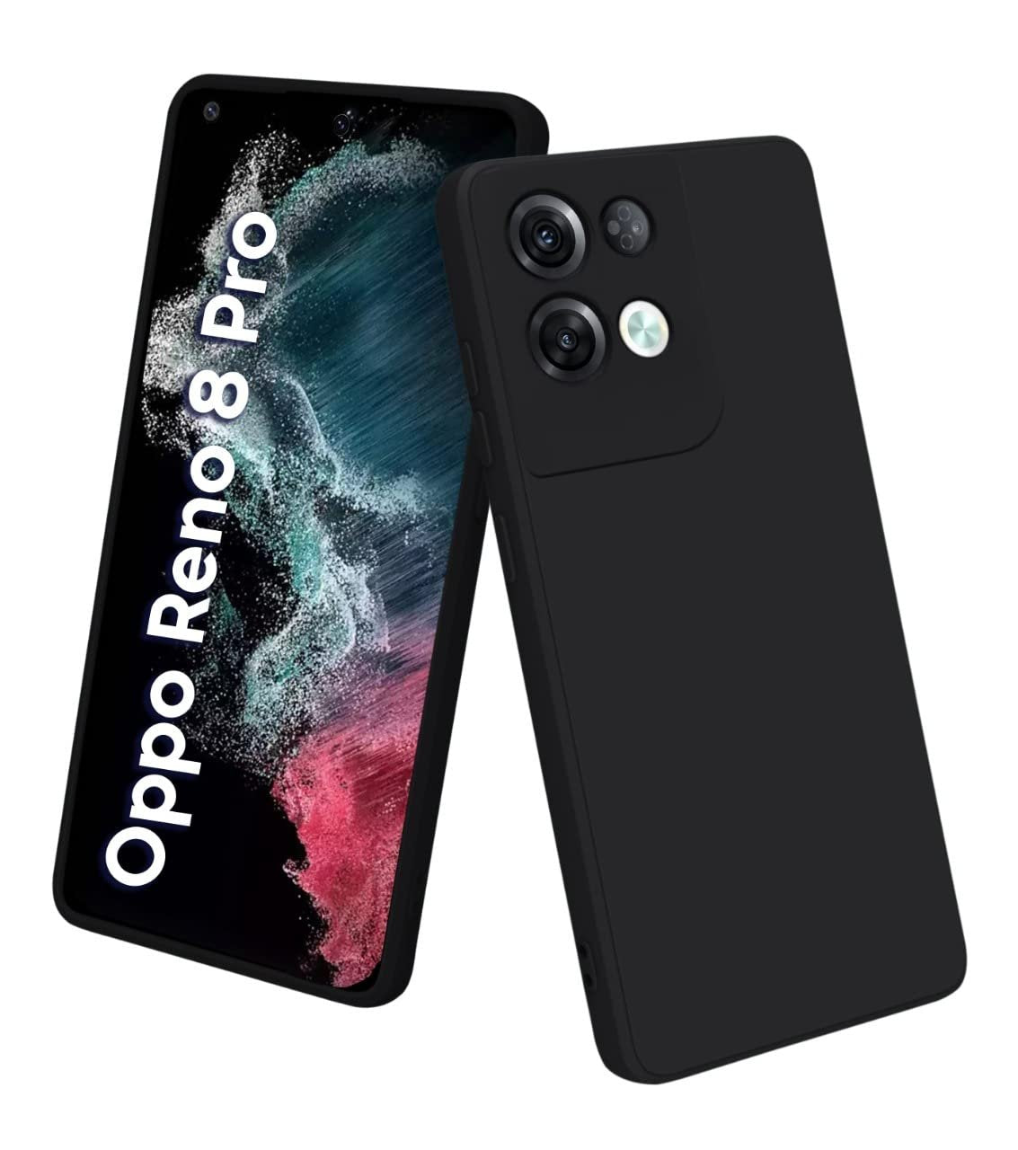 Oppo Reno 8 Pro 5G Silicone Case Black