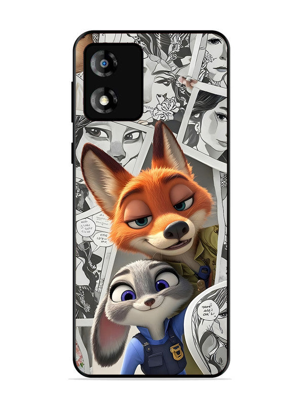 Motorola Moto E13 Cute Nick wilde and judy hopps