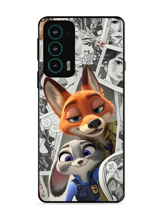 Motorola Edge 20 Cute Nick wilde and judy hopps