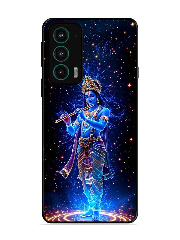 Motorola Edge 20 | 2D Metal | Krishna with Flute | MO-E20-455