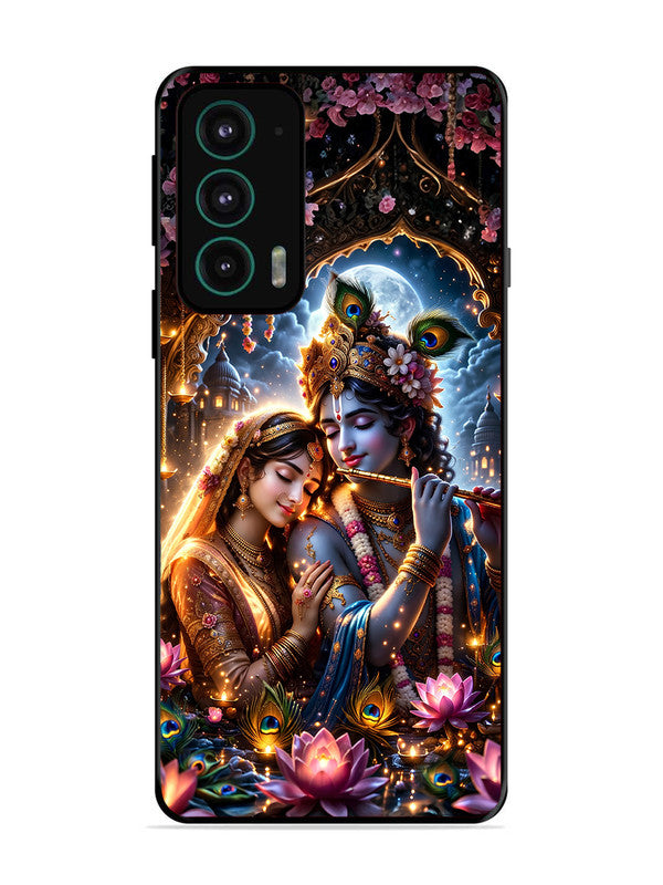 Motorola Edge 20 | 2D Metal | Radha Krishna Enjoying Flute 2 | MO-E20-461