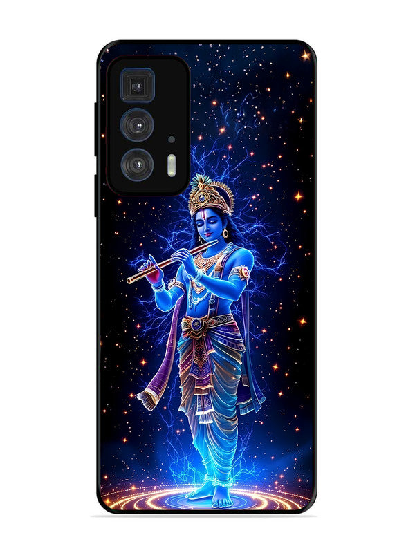 Motorola Edge 20 Pro | 2D Metal | Krishna with Flute | MO-E20P-455