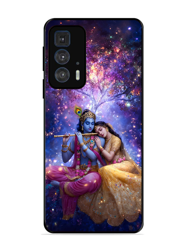 Motorola Edge 20 Pro | 2D Metal | Radha Krishna Enjoying Flute | MO-E20P-459