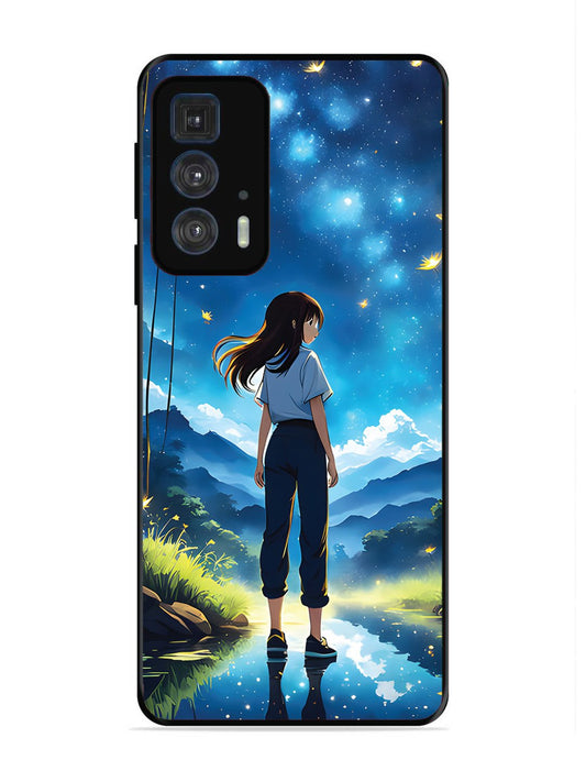 Motorola Moto Edge 20 Pro Girl In Beautiful Forest