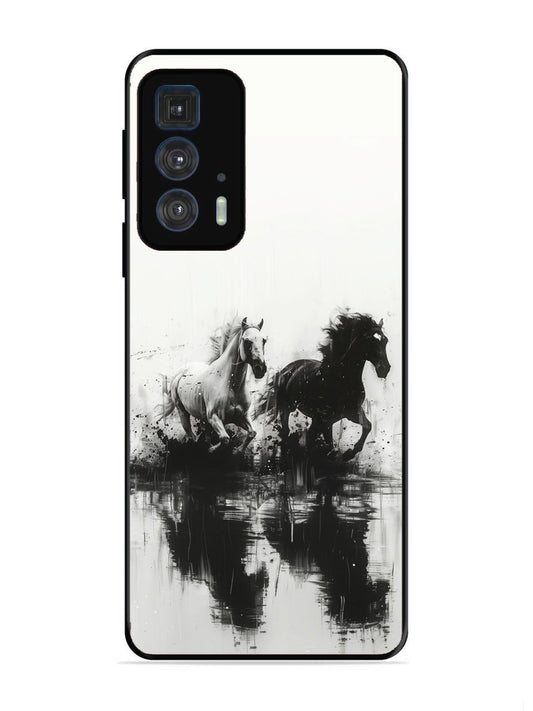 Motorola Moto Edge 20 Pro Black & White Horse