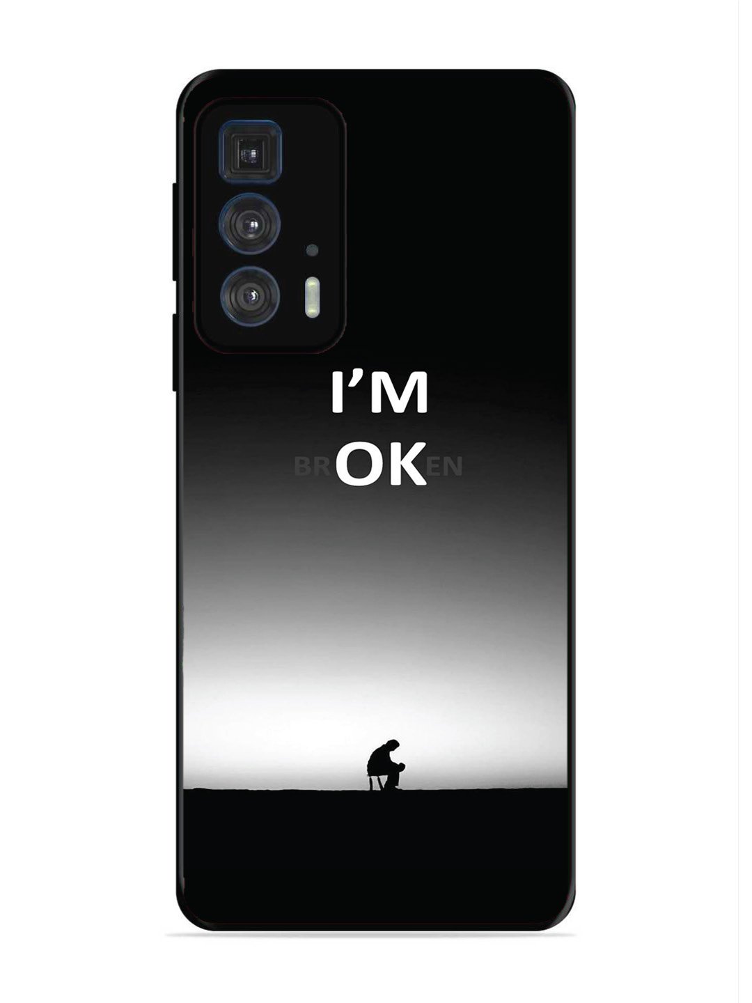 Motorola Moto Edge 20 Pro I'm Broken A man on Chair Alone