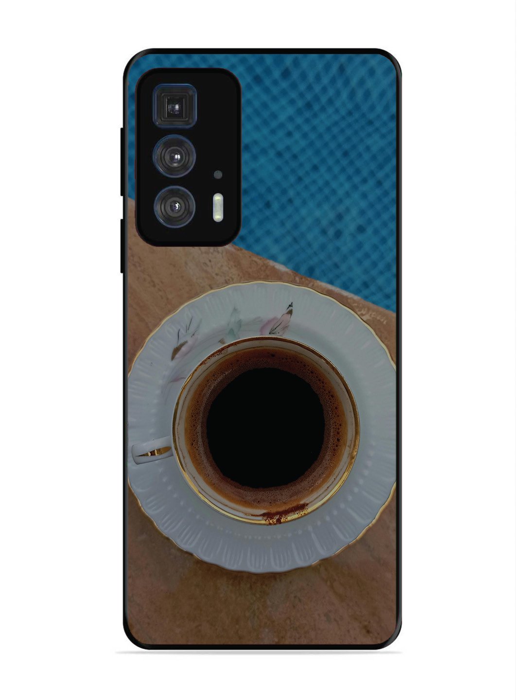 Motorola Moto Edge 20 Pro Black Tea Cup Saucer