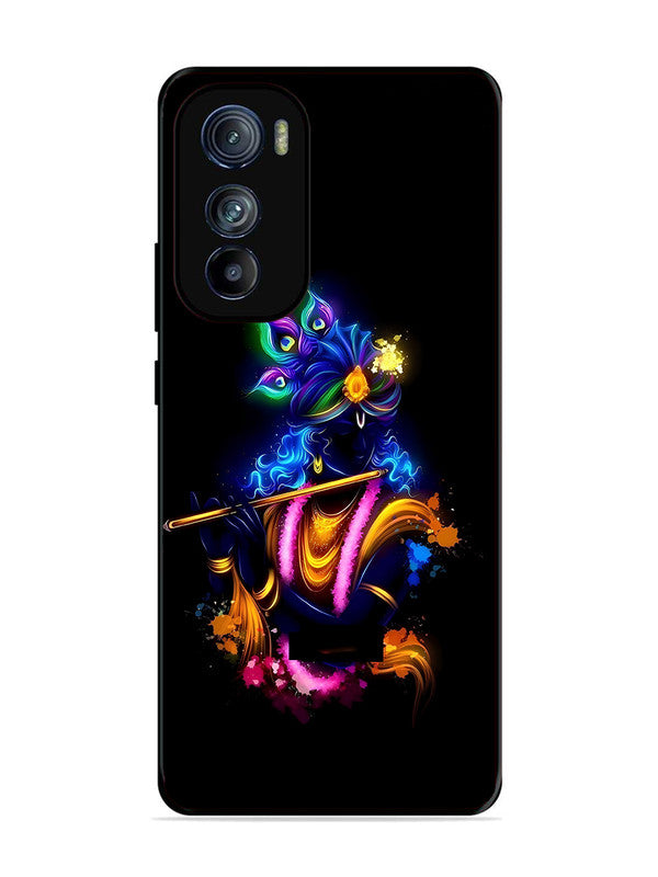 Motorola Edge 30 | 2D Metal | Krishna Playing Flute | MO-E30-460