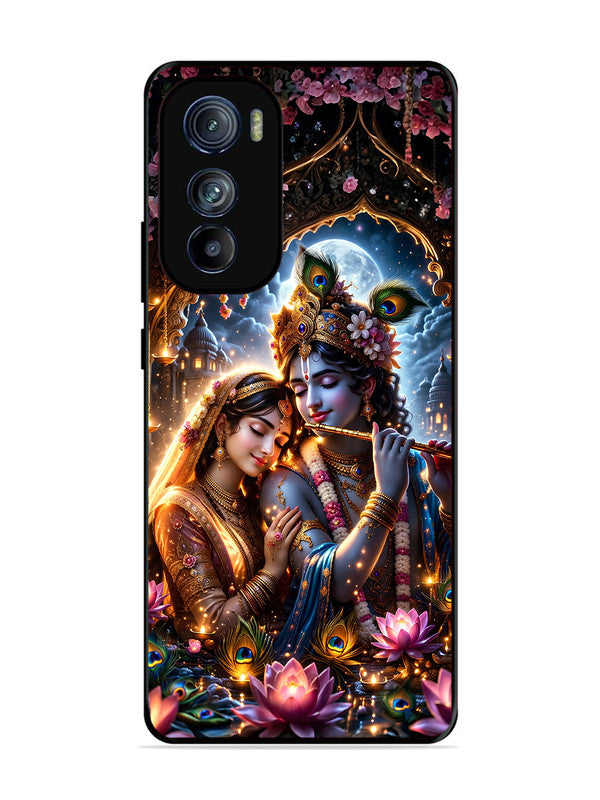 Motorola Edge 30 | 2D Metal | Radha Krishna Enjoying Flute 2 | MO-E30-461