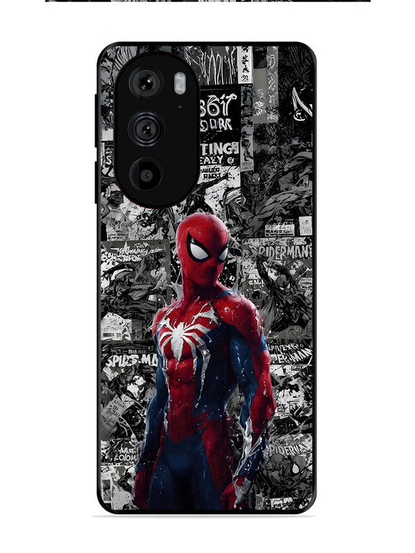 Motorola Edge 30 Pro Spiderman Highlighted on News Paper