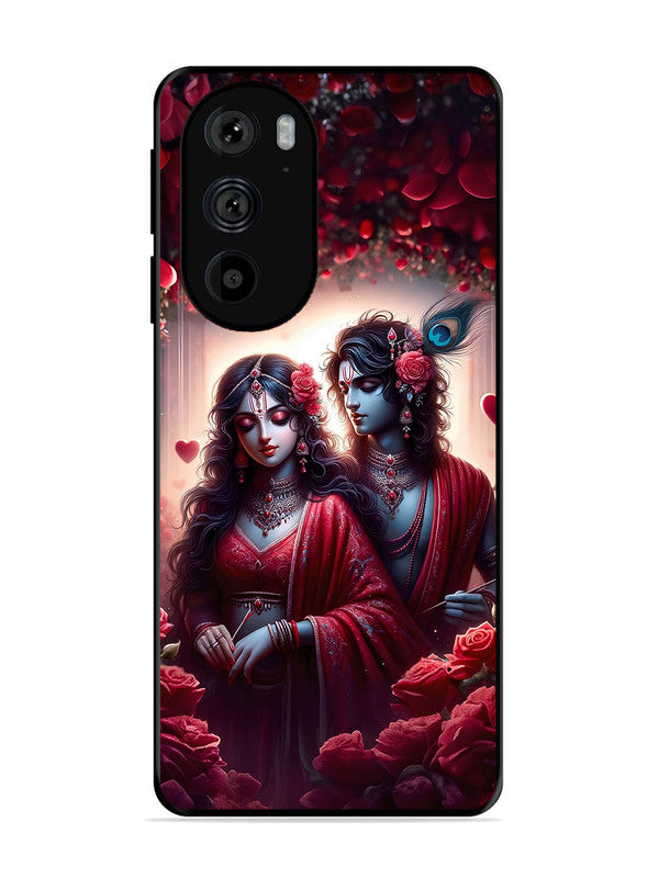 Motorola Edge 30 Pro | 2D Metal | Couples in Red theme like Radha Krishna | MO-E30P-458