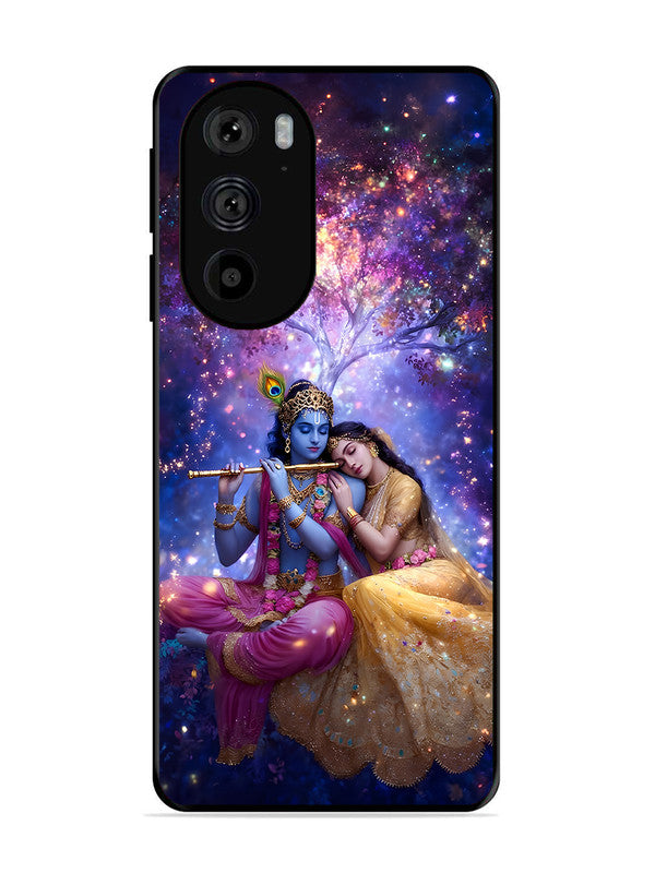 Motorola Edge 30 Pro | 2D Metal | Radha Krishna Enjoying Flute | MO-E30P-459