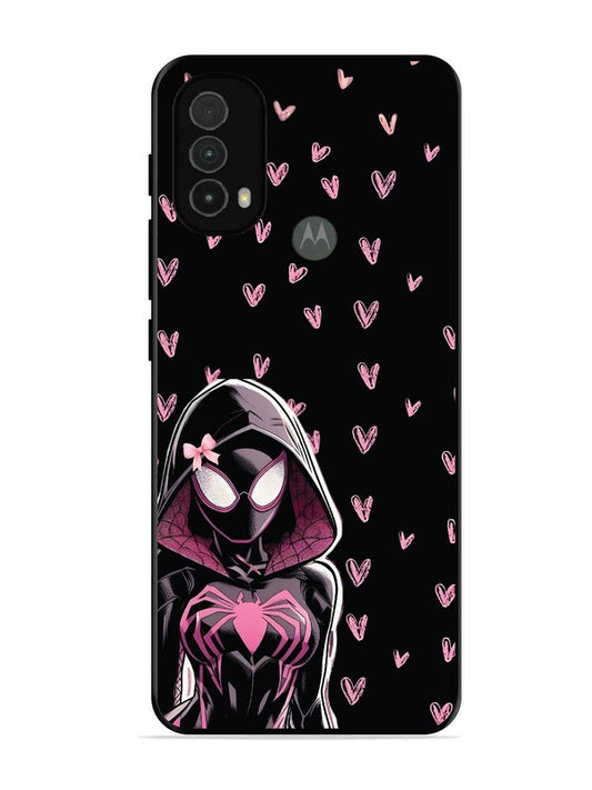 Motorola Moto E40 Spidergirl with hearts