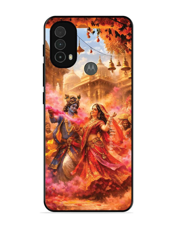 Motorola Moto E40 Radha Krishna Playing Holi