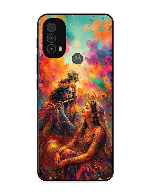 Motorola Moto E40 Radha Krishna Playing Flute