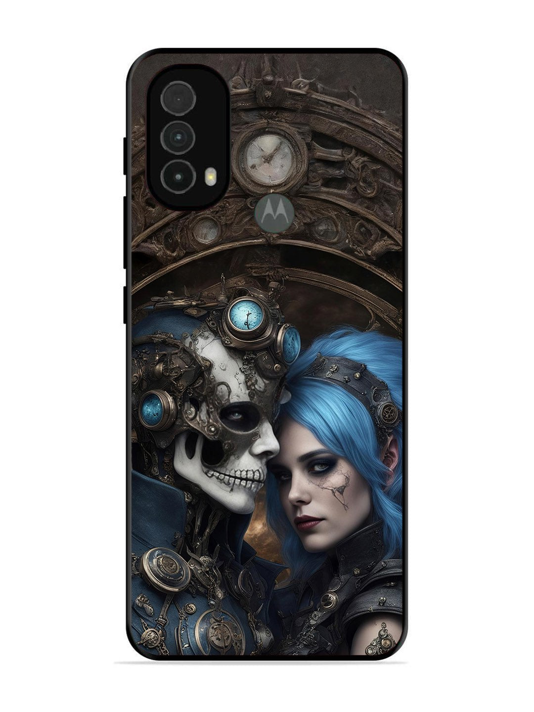 Motorola Moto E40 Skeleton & Devil Girl