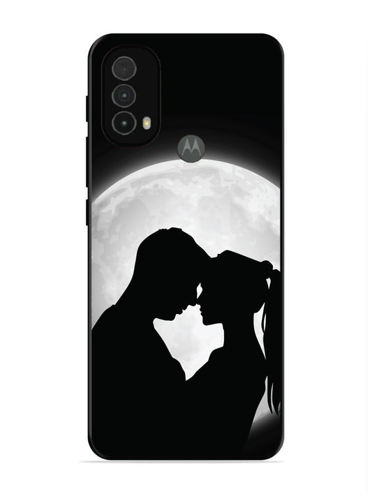 Motorola Moto E40 Couple on Moon