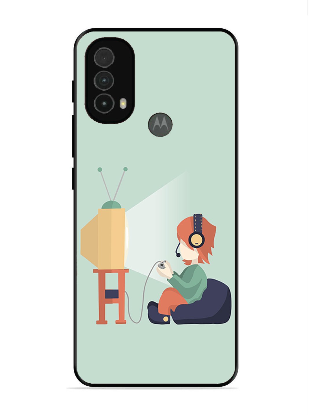 Motorola Moto E40 Kid Playing Game