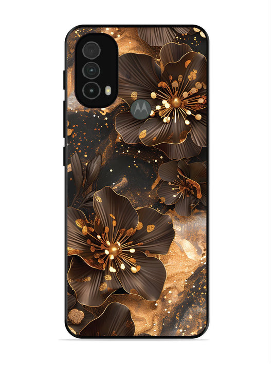 Motorola Moto E40 Golden Flowars
