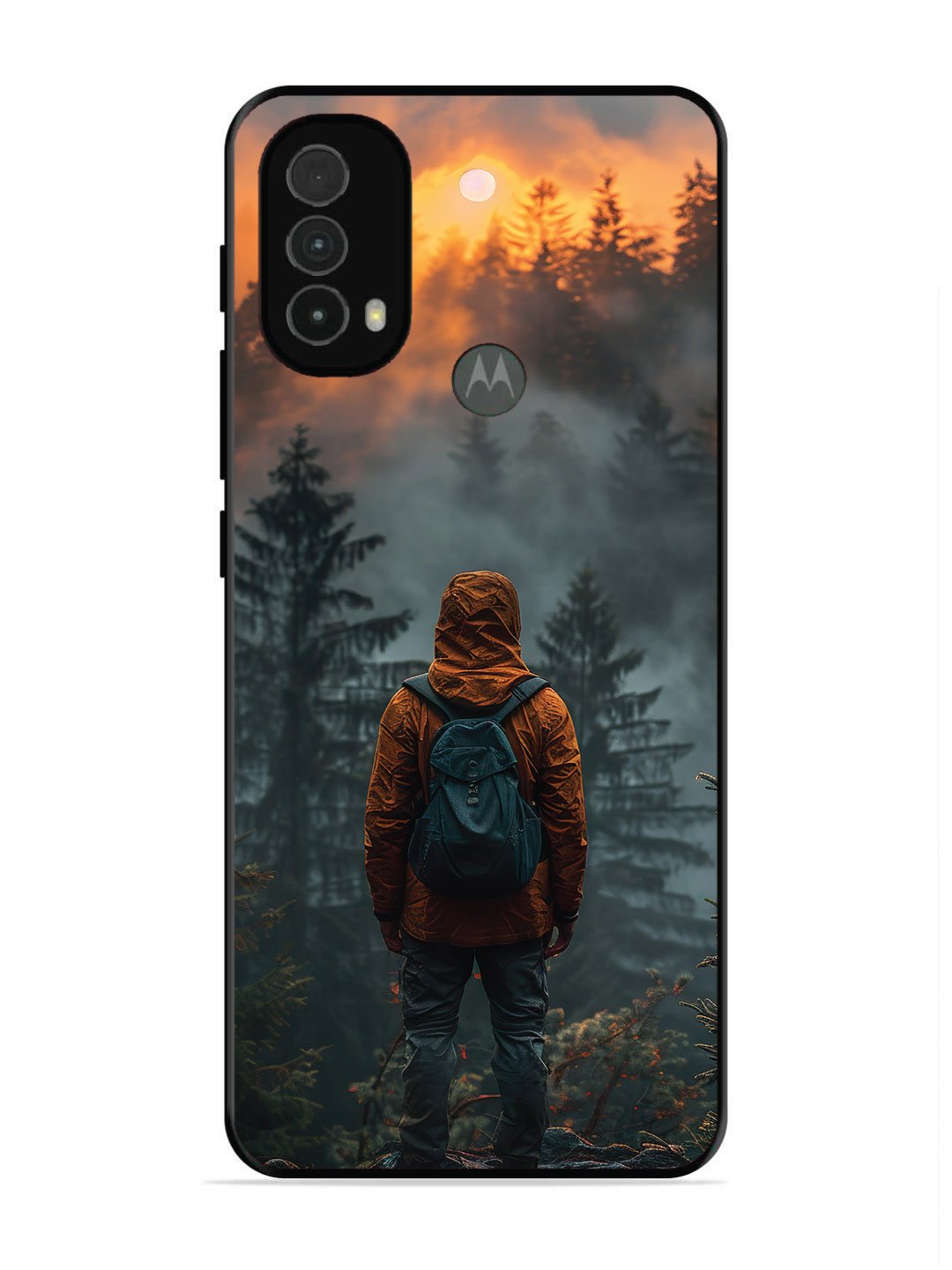 Motorola Moto E40 Alone in Forest