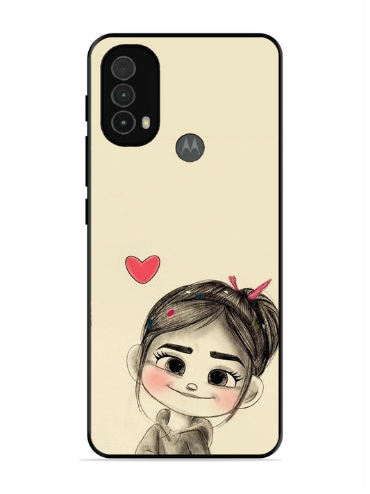 Motorola Moto E40 Cute Girl Looking at You