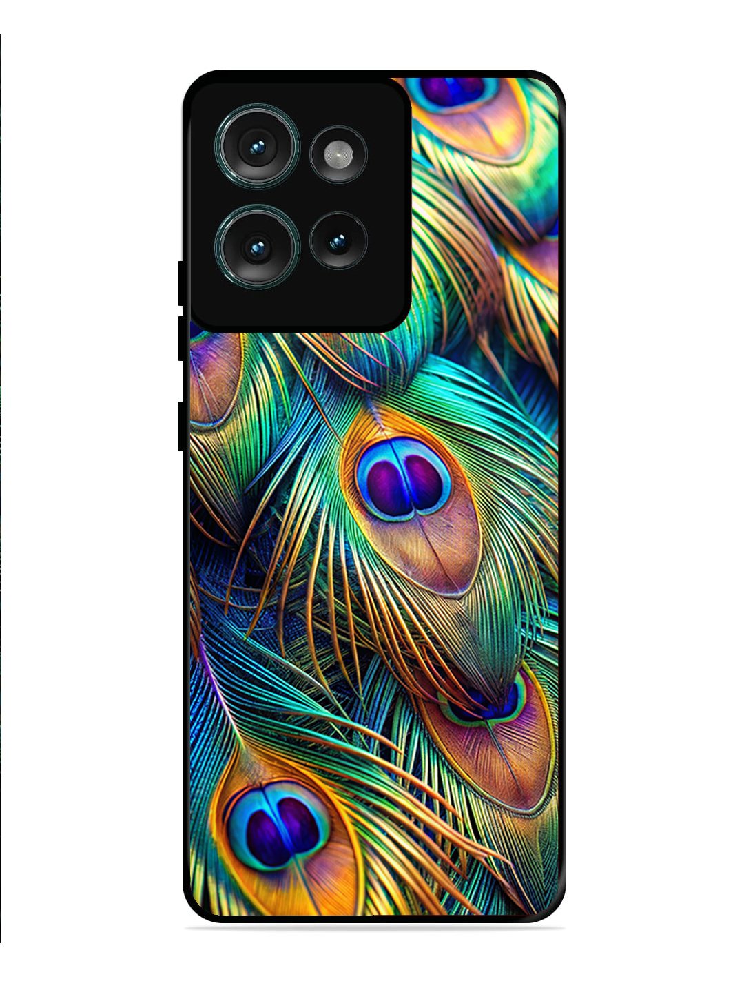 Motorola Edge 50 peacock feather