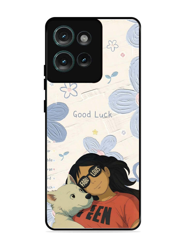 Motorola Edge 50 | 2D Metal | Fabulous and Good Luck | MO-E50-424