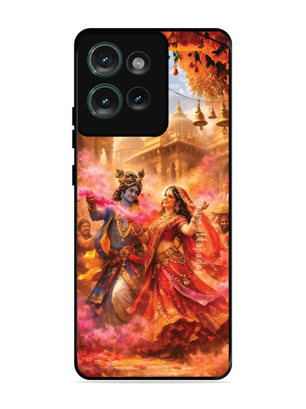 Motorola Edge 50 Radha Krishna Playing Holi