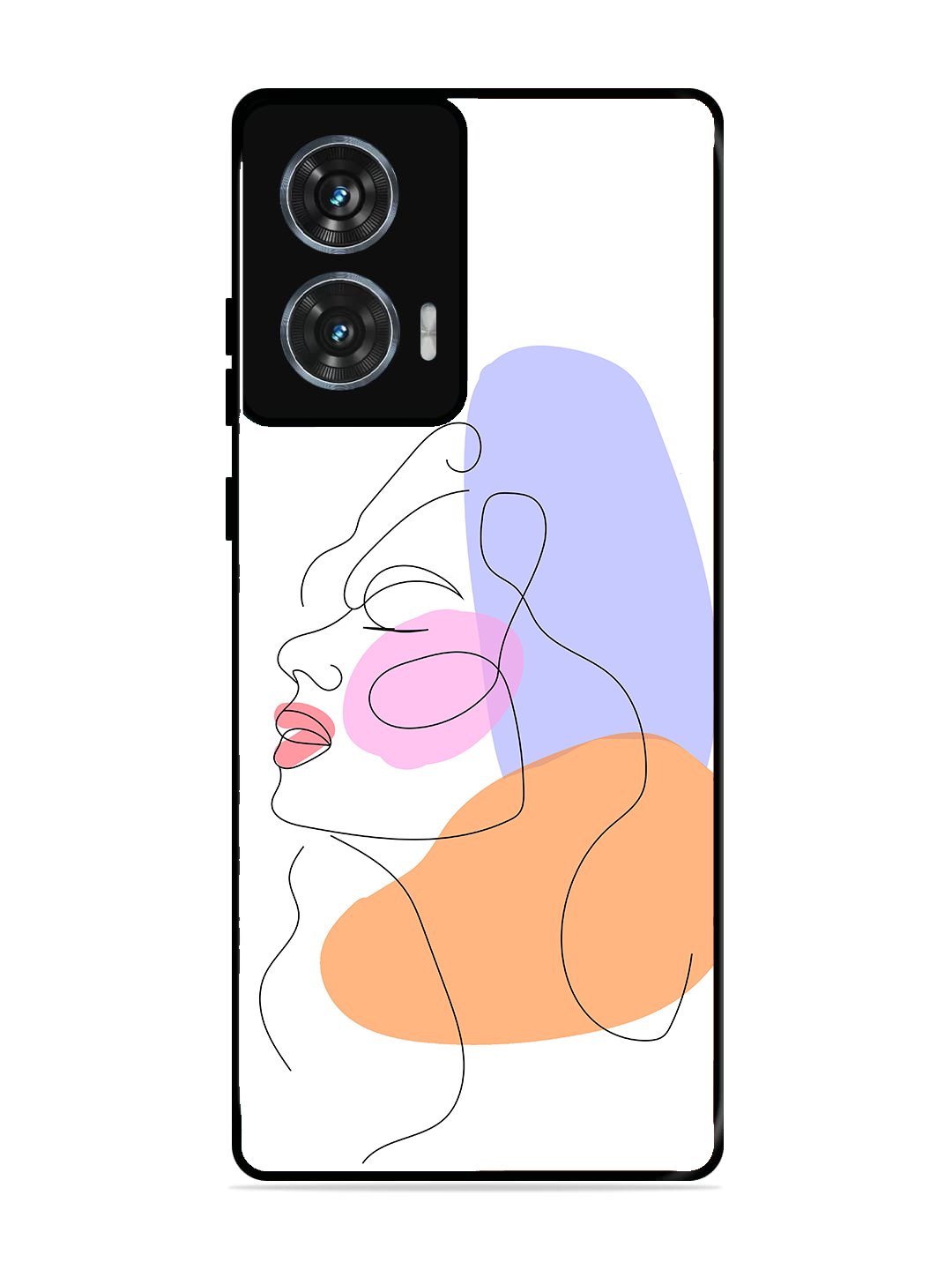Motorola Moto G85 Line Art Girl Face