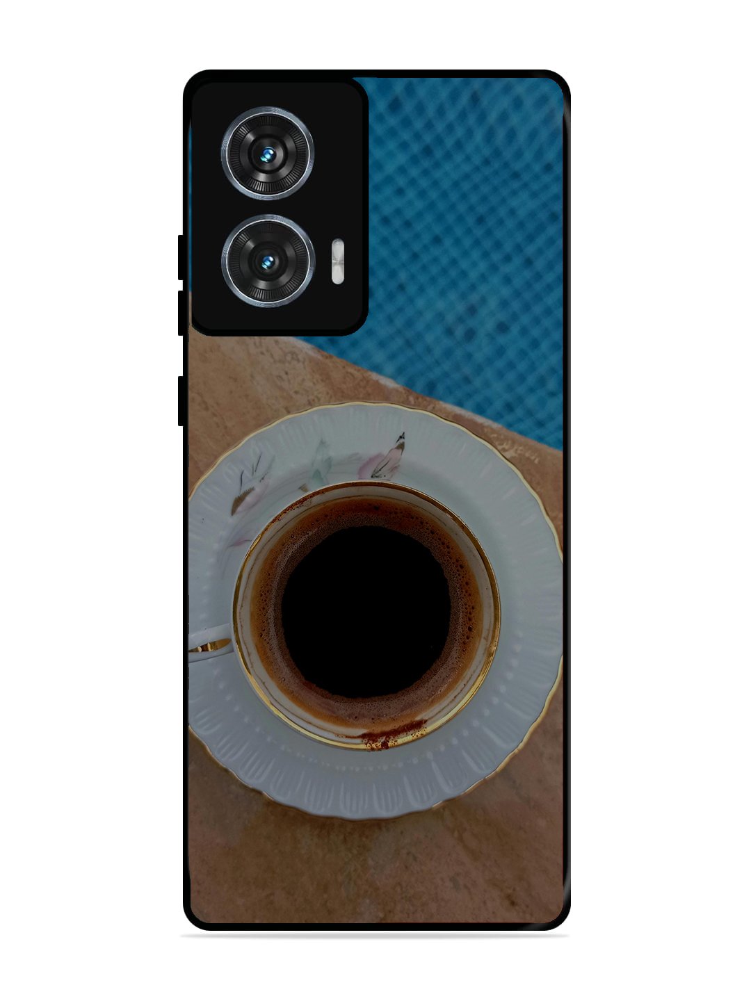 Motorola Edge 50 Fusion Black Tea Cup Saucer