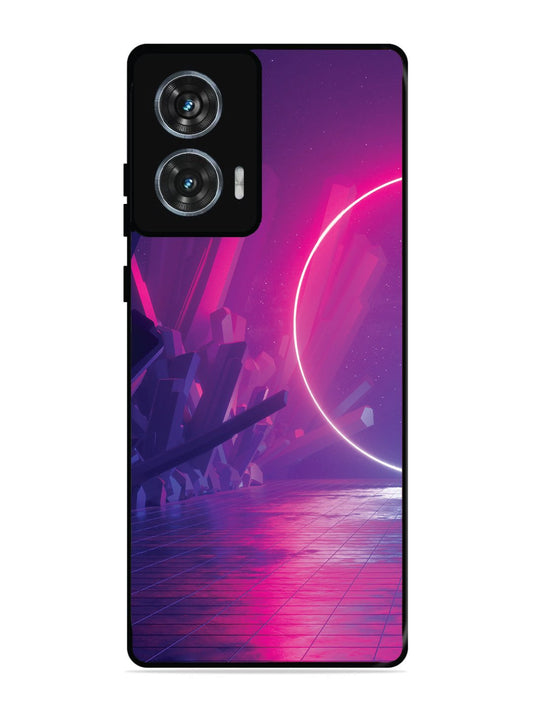 Motorola Moto G85 abstract with Neon Light
