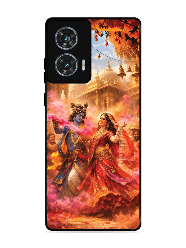 Motorola Edge 50 Fusion Radha Krishna Playing Holi