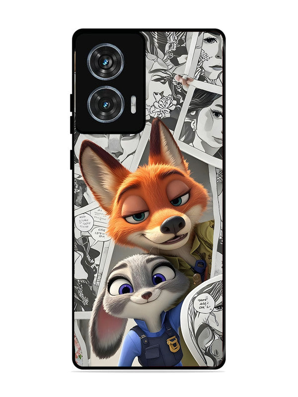 Motorola Edge 50 Fusion Cute Nick wilde and judy hopps