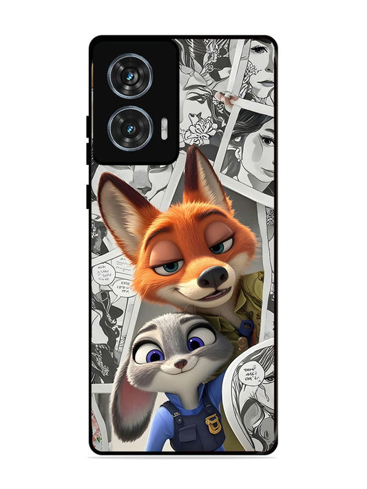 Motorola Edge 50 Fusion Cute Nick wilde and judy hopps