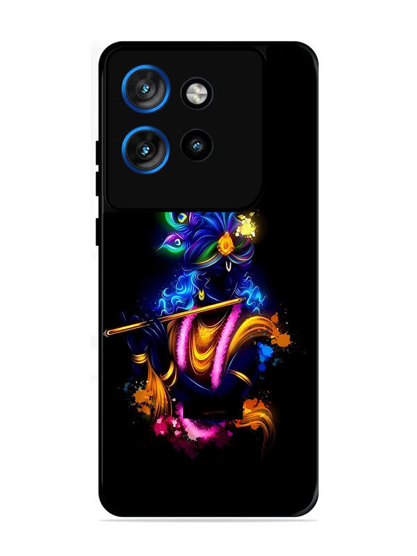 Motorola Edge 50 Neo | 2D Metal | Krishna Playing Flute | MO-E50N-460