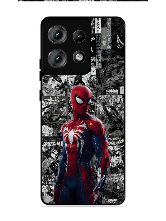 Motorola Edge 50 Pro Spiderman Highlighted on News Paper