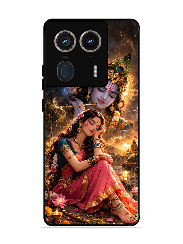 Motorola Edge 50 Ultra Radha thinking of Krishna