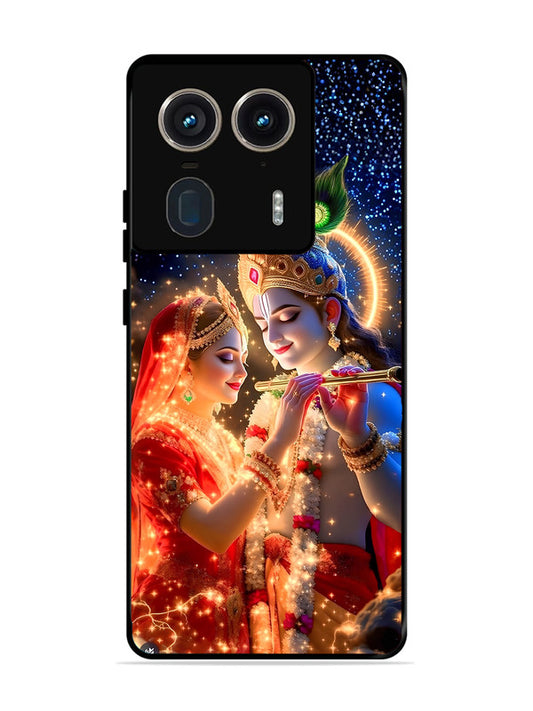Motorola Edge 50 Ultra Radha Krishna posing with flute
