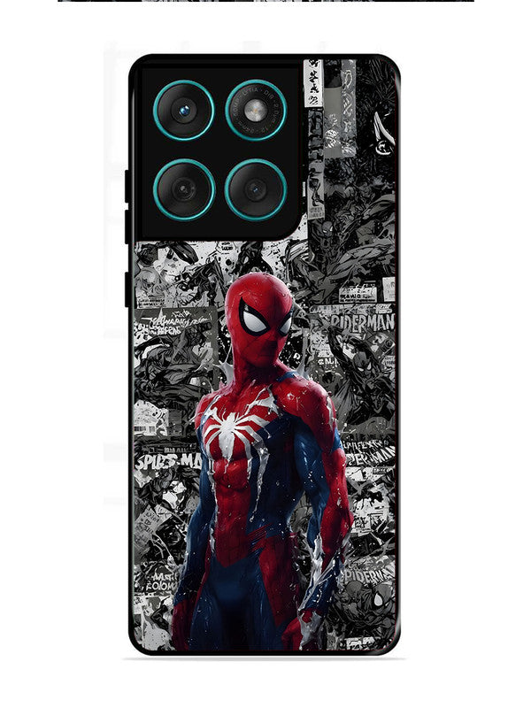 Motorola Edge 60 fusion Spiderman Highlighted on News Paper
