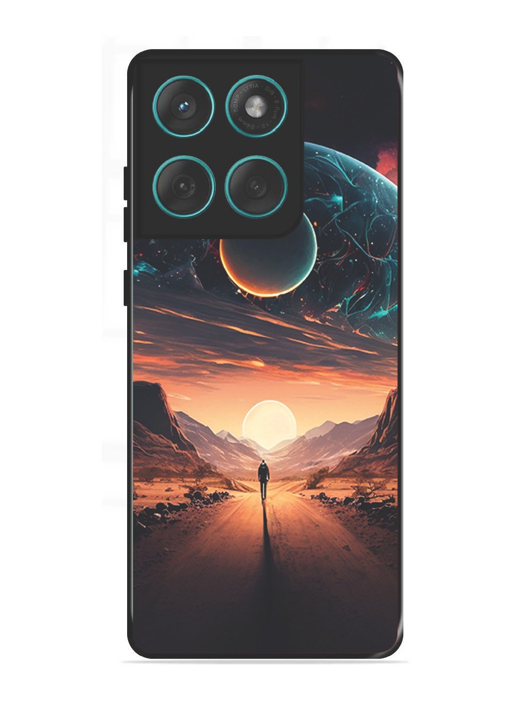 Motorola Edge 60 Fusion Sunset with space scene