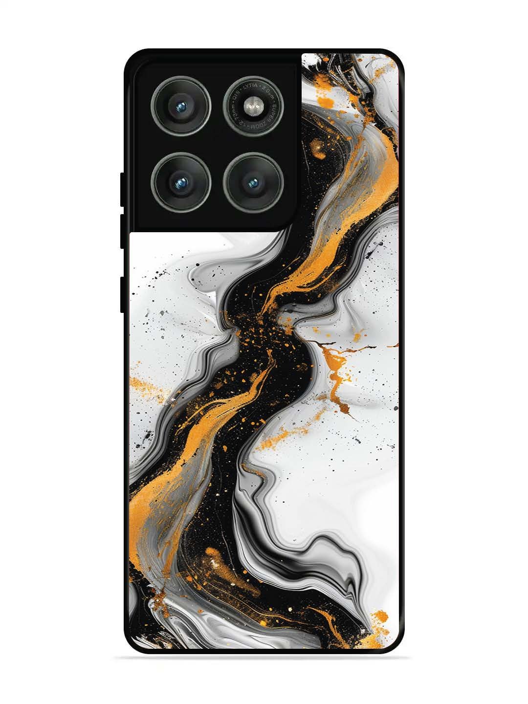 Motorola Edge 60 Pro 5G Black And Golden Marble Essence