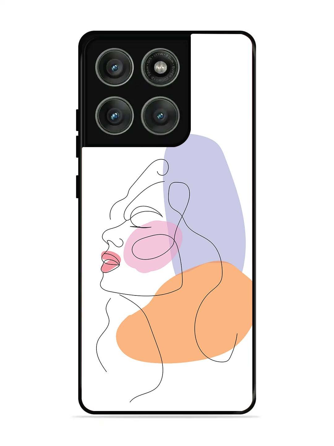 Motorola Edge 60 Pro 5G Line Art Girl Face