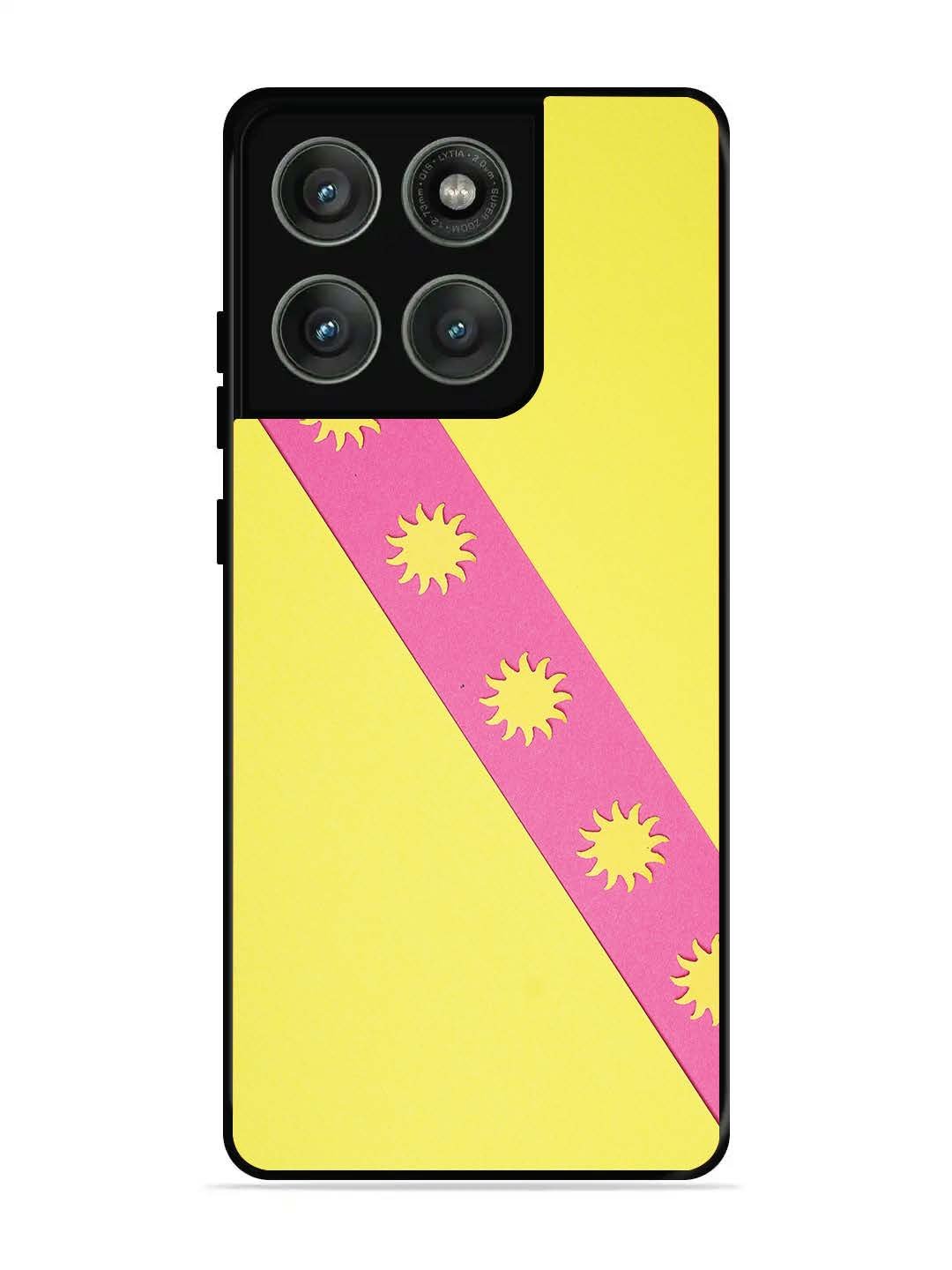 Motorola Edge 60 Pro 5G Pick Strip on Yellow Colour
