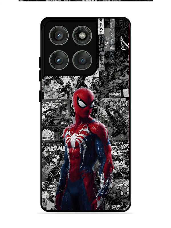 Motorola Edge 60 Pro 5G | 2D Metal | Spiderman Highlighted on News Paper | MO-E60P-438