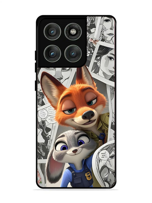 Motorola Edge 60 Pro 5G | 2D Metal | Cute Nick wilde and judy hopps | MO-E60P-439