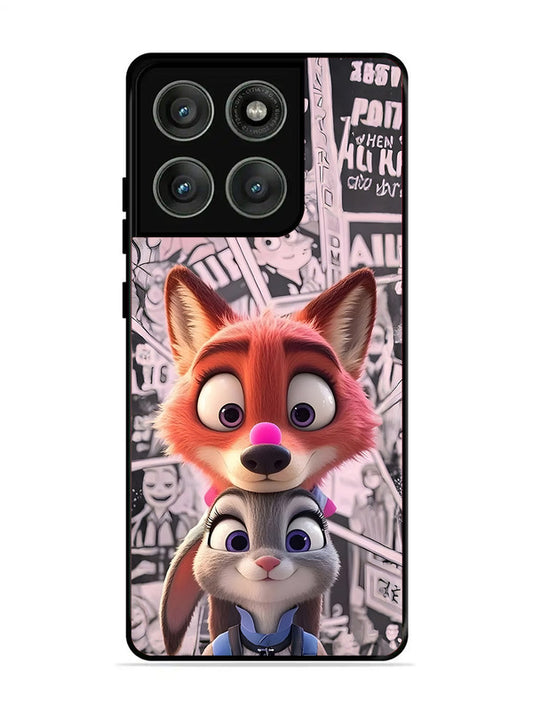 Motorola Edge 60 Pro 5G | 2D Metal | Cute Nick wilde and judy hopps 2 | MO-E60P-440