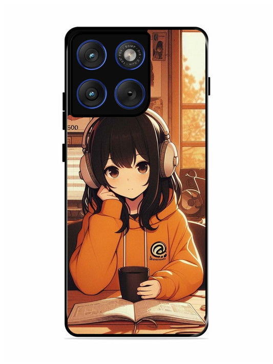 Motorola Edge 70 5G Cute Girl listening Music