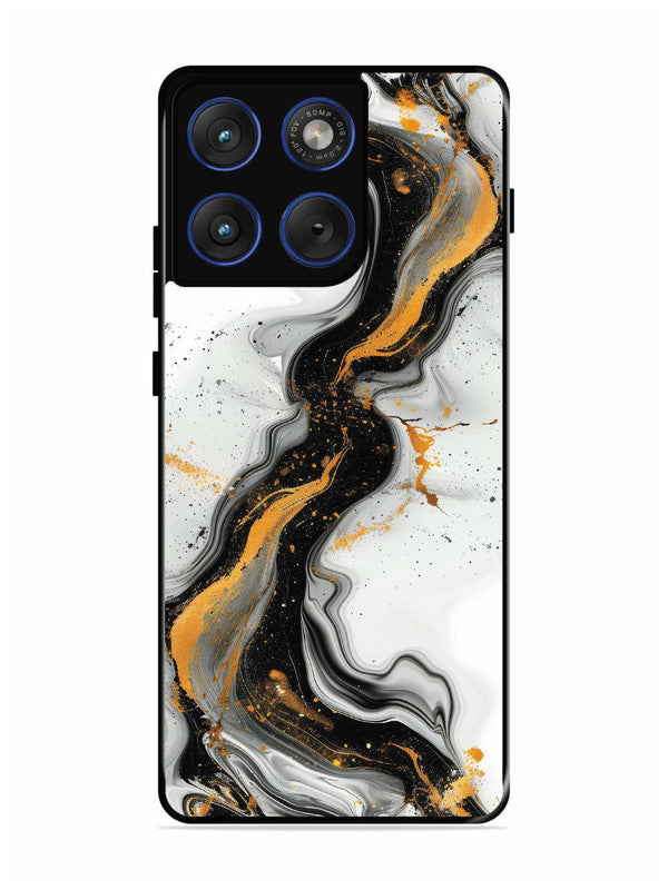 Motorola Edge 70 5G Black And Golden Marble Essence