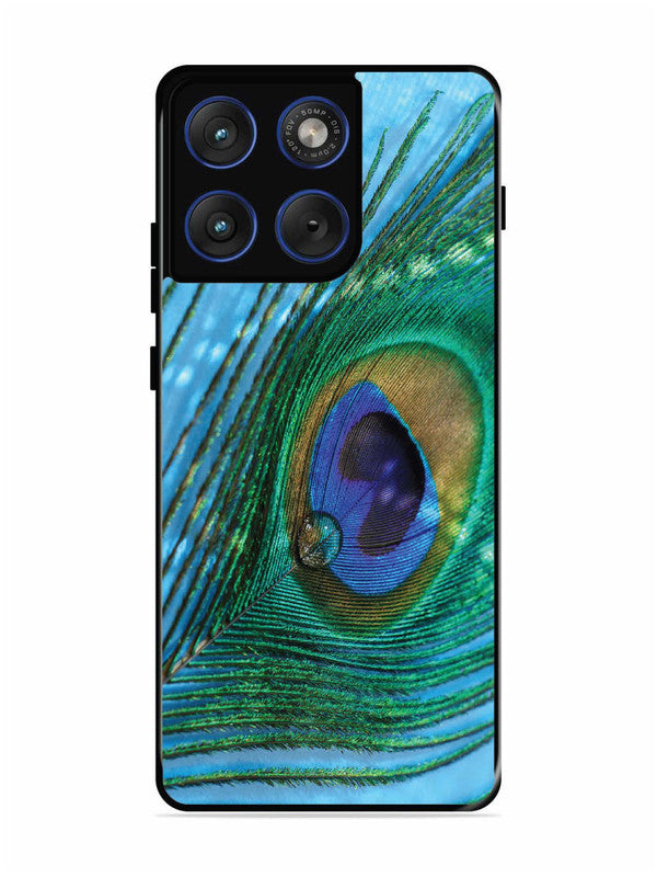 Motorola Edge 70 5G A drop on Peacock Feather
